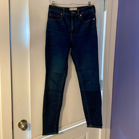 Everlane Authentic Stretch High-Rise Skinny Jeans - Blue Wash - Size 27 - Picture 2 of 5